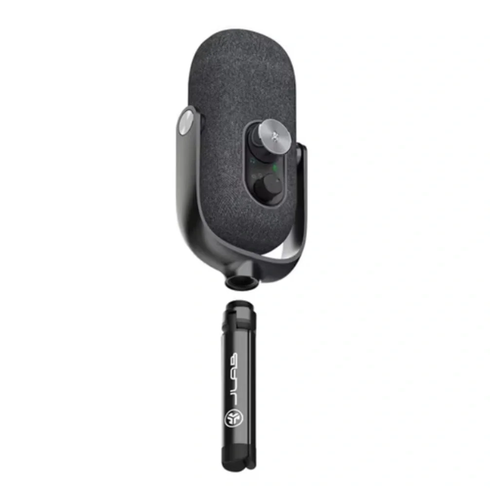 USB Desktop Microphone with RGB Ring - Black Fabric